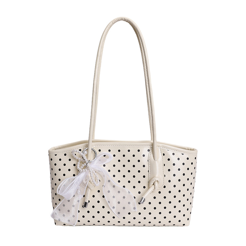 Nicho japonés coreano estilo brazalete bolsas de mano 2026 nueva primavera ocio estilo extranjero de viaje diario punto de onda bolsa de hombro moda image 14