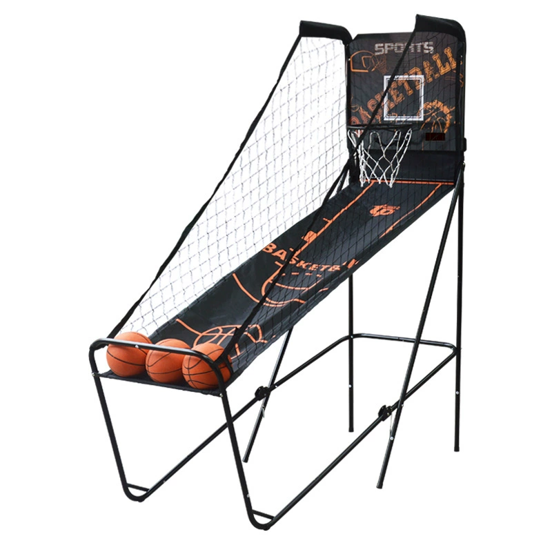 Горячая новая Крытая Одиночная баскетбольная стойка для соревнований, машина для досуга, складная Одиночная электронная машина для стрельбы