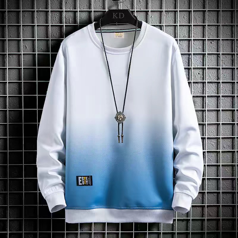 Camiseta de manga larga cuello redondo suéter moda marca 2023 nueva primavera y otoño camiseta juventud ropa superior