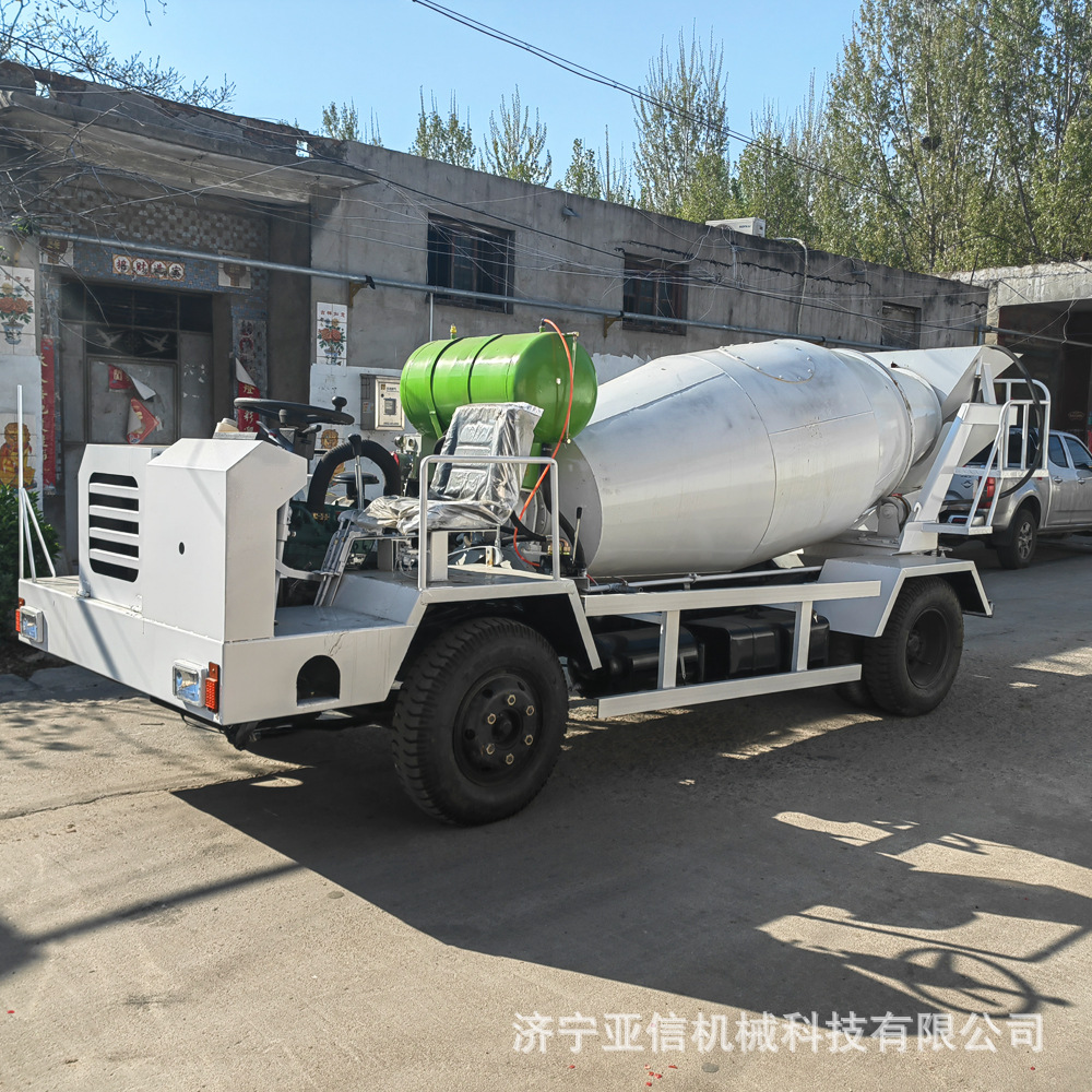 3立方混凝土搅拌运输车 自制四不像小型搅拌车 四轮搅拌运输机