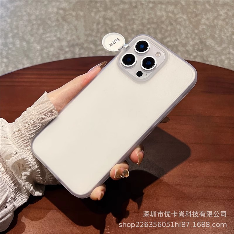 iPhone17promax 液体シリコン製スマホケース 超薄型 透明 Apple16一体型ボタン保護カバー|undefined