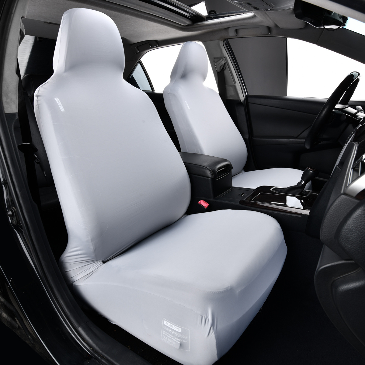 Elastic Ice Silk Car Seat Cover for Driver and Passenger, Cooling Seat Cushion Protector, Dustproof Cover, Universal Waterproof
