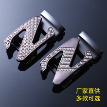 潮流新款镶钻扣头腰带男士配饰时尚塑料面板点钻个性扣头工厂批发