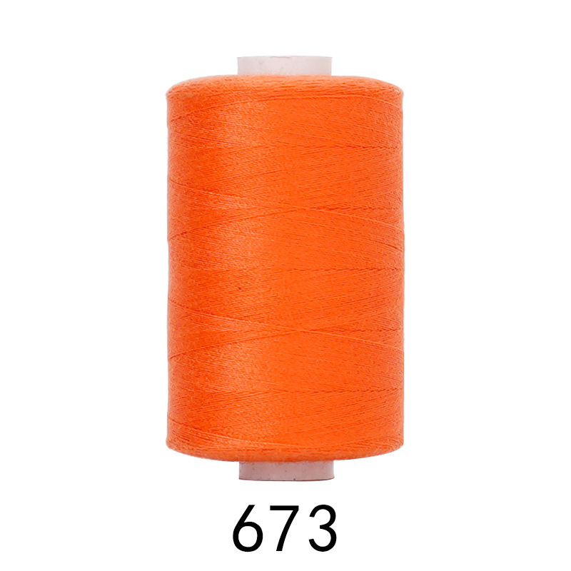 1000 yardas de hilo de poliéster de alta velocidad combinación de colores hogar hilo de coser mano hilo pequeño hilo fino dos hilos 402 hilo de coser