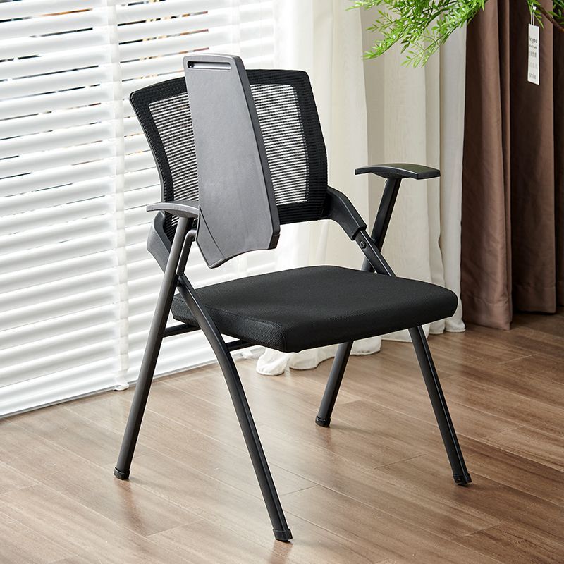 Folding Training Chair with Table Board Conference Chair with Writing Board Table and Chair Integrated Conference Room Comfortable Training Stool Staff Chair
