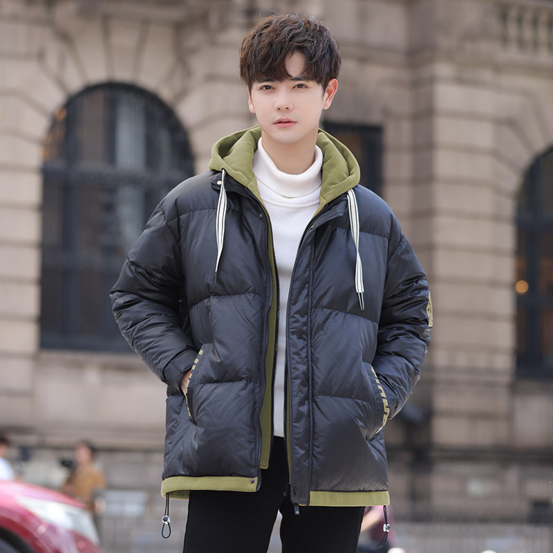 冬の13青少年の偽の2つの綿服の12歳の男の子の中学高校の学生の14綿入れの上着の15大きい子供の羽毛の綿服