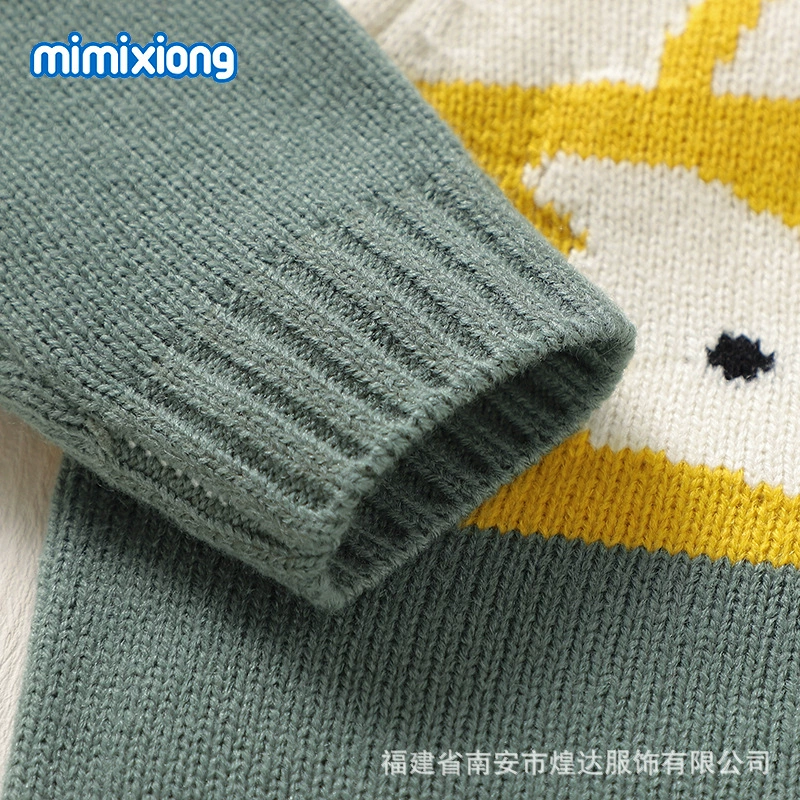 Brand demi-season knitted cute sweater for early age for men and women girl's