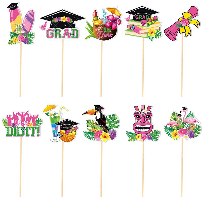Amazon graduación flor de vasija decoración jugos hawaianos temporada de graduación fiesta flor de vasija decoración plug-in grad jugos