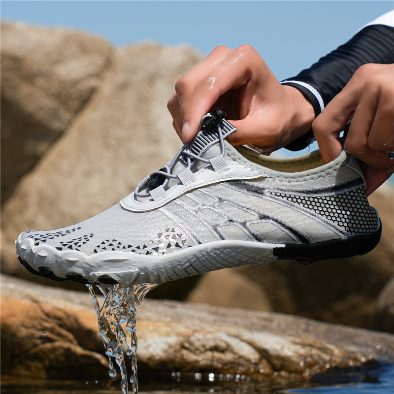 Zapatos de natación descalzos transfronterizos de secado rápido zapatos de playa de deportes acuáticos antideslizantes zapatos de paseo de agua de pesca de vacaciones zapatos de retroceso image 1