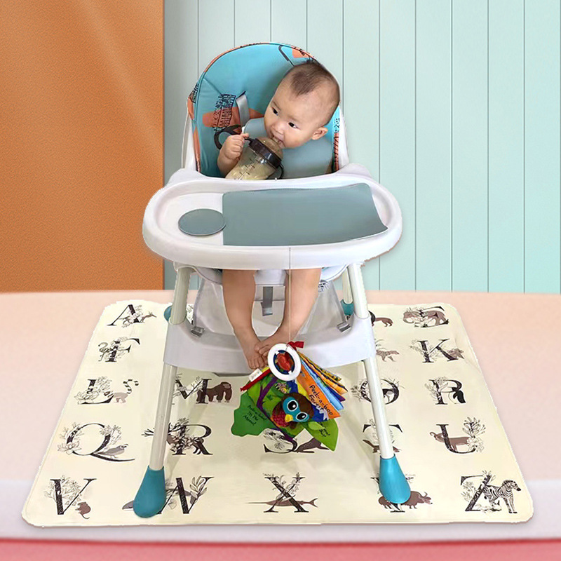 맞춤형 놀이용 개미 모양 어린이 높은 의자 매트, 아기 기어다니기 매트, 게임 매트, 미끄럼 방지 PU 매트, 어린이 전용