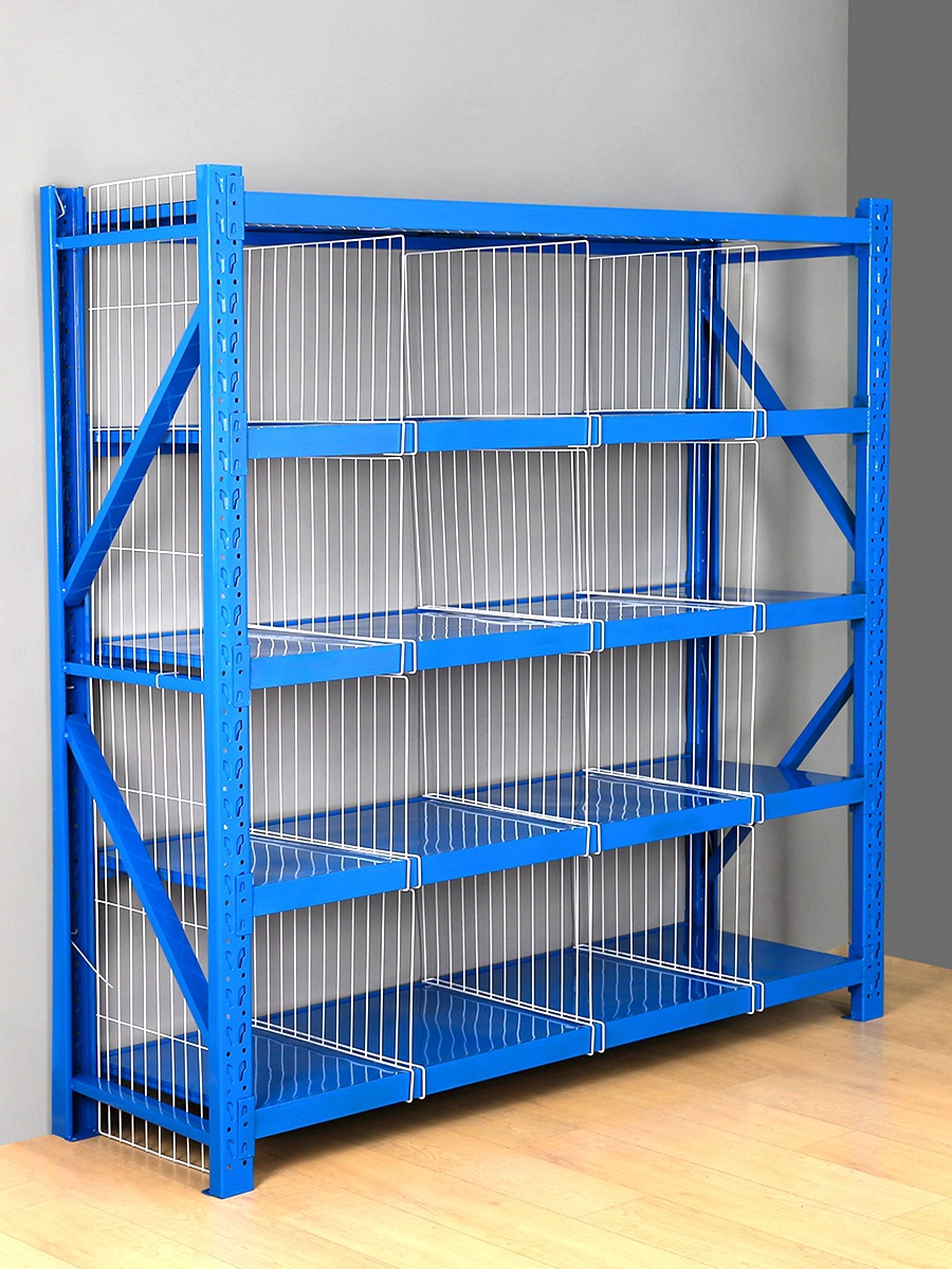 货架档板货架超市厂家隔板分隔货位整理网折叠片服装分类卡扣支架