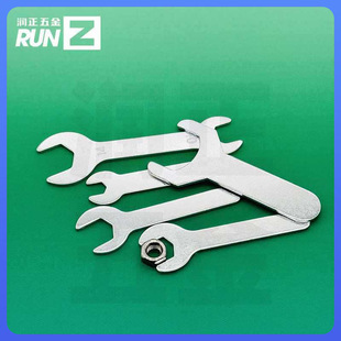 ◇ Simple Open-End Wrench Manufacturer In-Stock Disposable Stamped Galvanized Single and Double-Ended Small Wrenches Matching Tools Thin Wrench