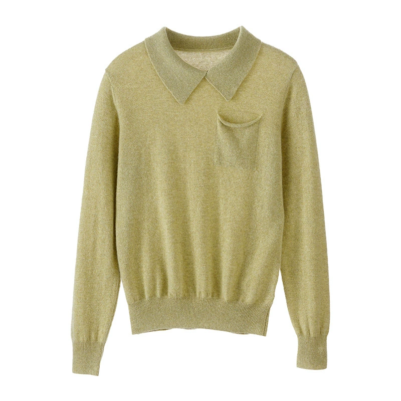 Модный базовый вязаный свитер,Oversize, свободный крой