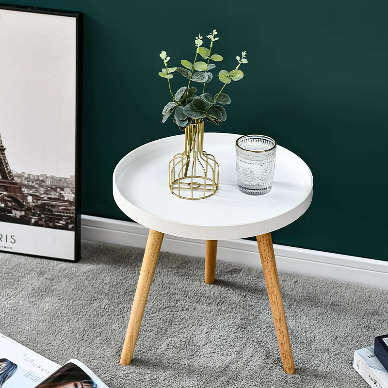 Диван боковой столик съемный скандинавский минималистский небольшой дом гостиная чайный столик с ветром мини-кровать балкон маленький круглый стол