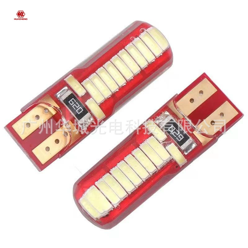 СВЕТОДИОДНЫЙ Автомобильный Фонарь t10led ширина light-4014-24smd ширина автомобиля свет номерного знака задний ящик лампа