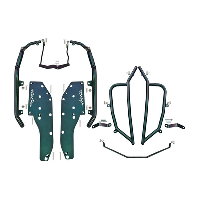Motorcycle bumper – guards, front and rear exhaust