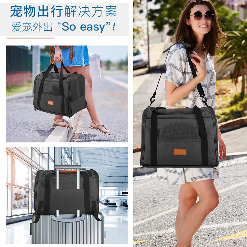 宠物外出斜挎单肩包
