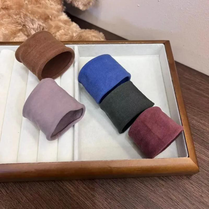 Máscara de piel anillo de cabello para mujeres 2024 nueva banda de goma de alta elasticidad cuerda de cabello duradera cuerda de cabello sin costura tocado