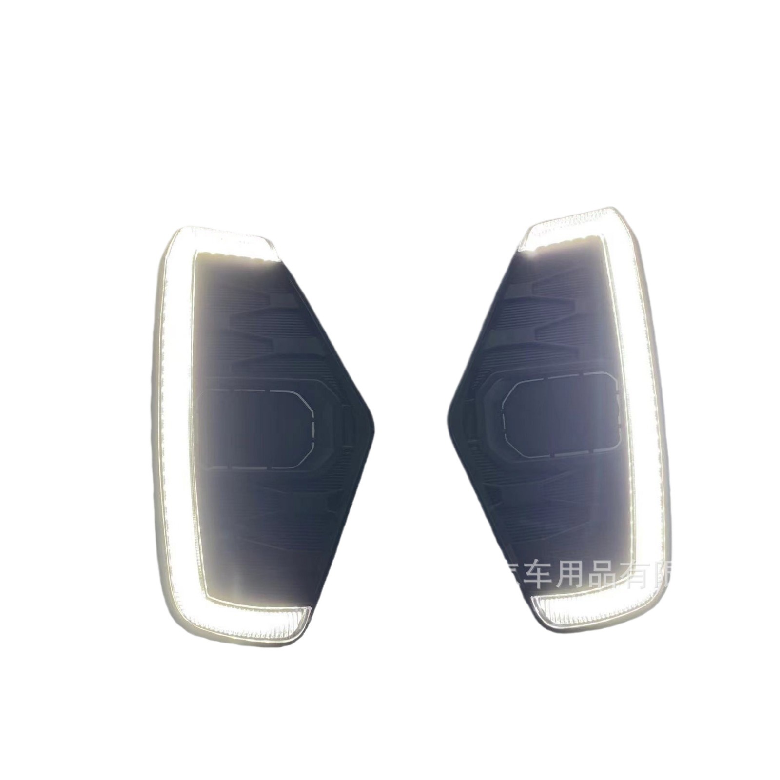 Adecuado para 20-22 Nissan Navara luz antiniebla DE 3 ojos rojo blanco amarillo Luz de flujo luz diurna de 3 colores