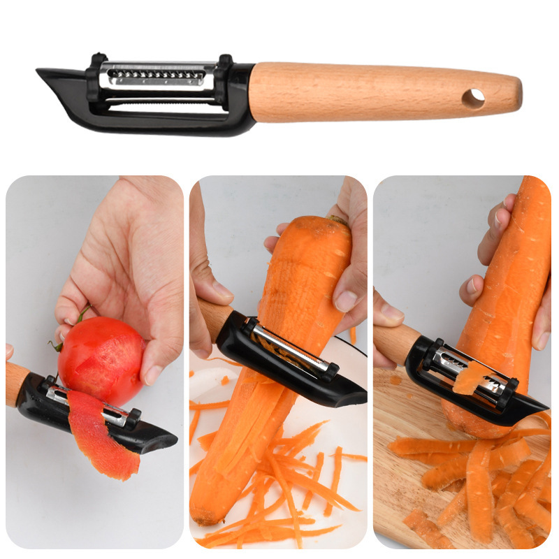 Juego de gadgets de cocina transfronteriza Pala de pizza Pala de queso Rallador multifuncional Cepillo de melón Juego de abridor de botellas