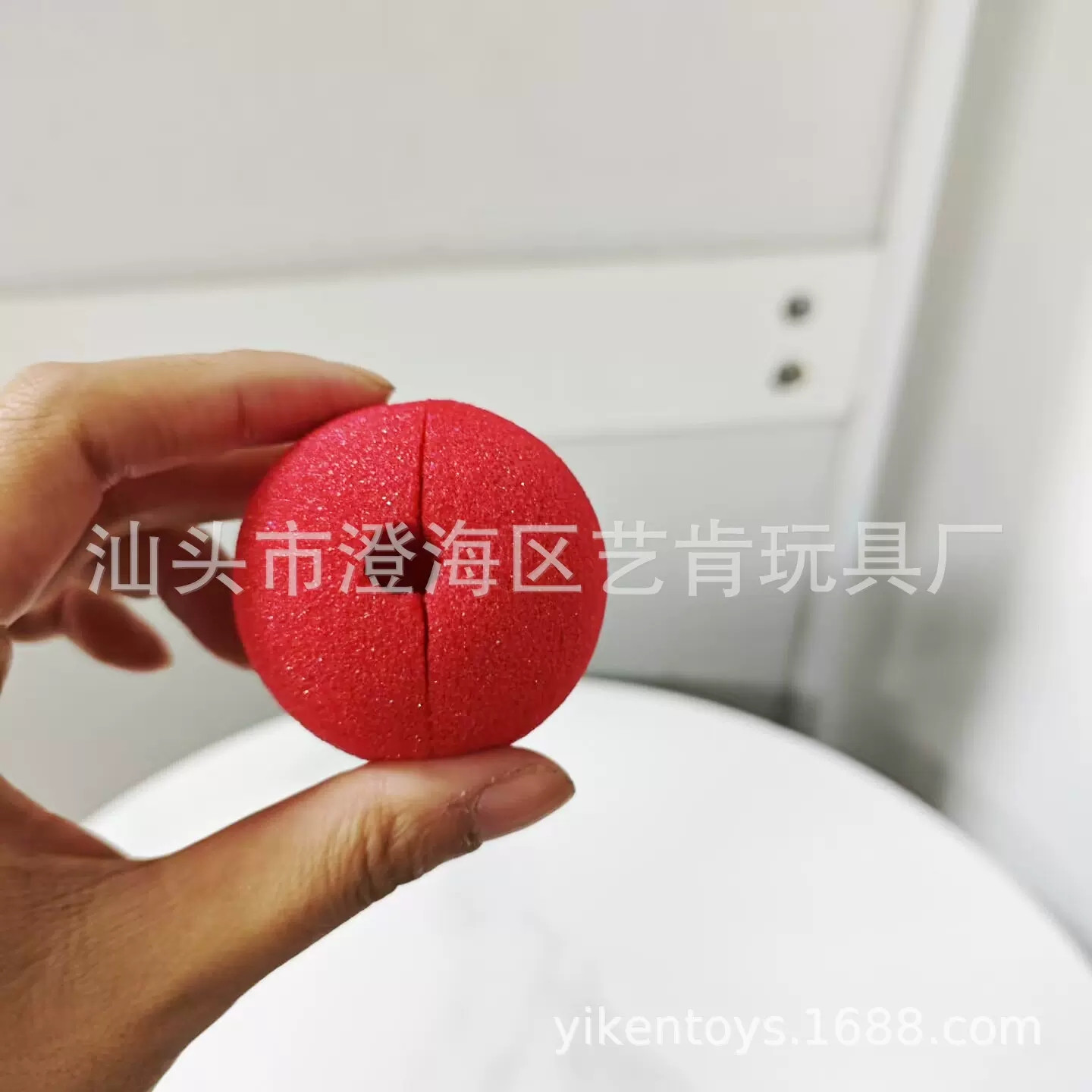 海绵小丑鼻子派对用品小丑鼻子海绵红鼻子跨境节日用品舞会装扮