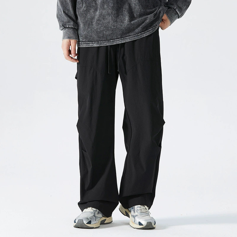 2025 новые функциональные комбинезоны для мужчин в стиле гавани парашютные брюки японские свободные прямые брюки прямые брюки прямые брюки