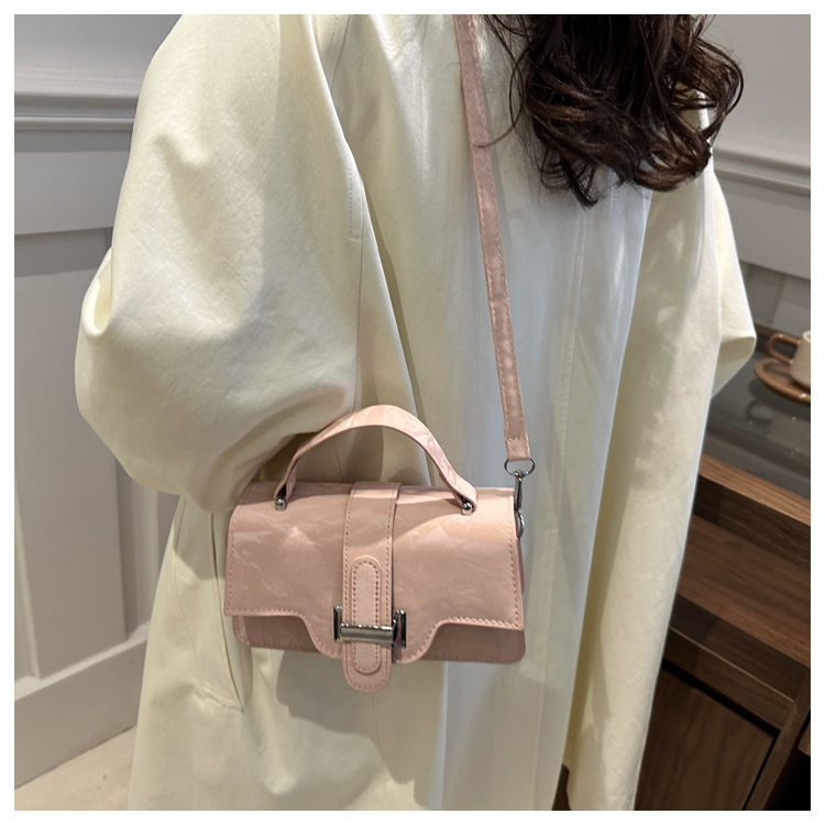 2024 New style women's trendy, fashionable and high-quality single-shoulder handbag, autumn commuting crossbody small square bag undefined