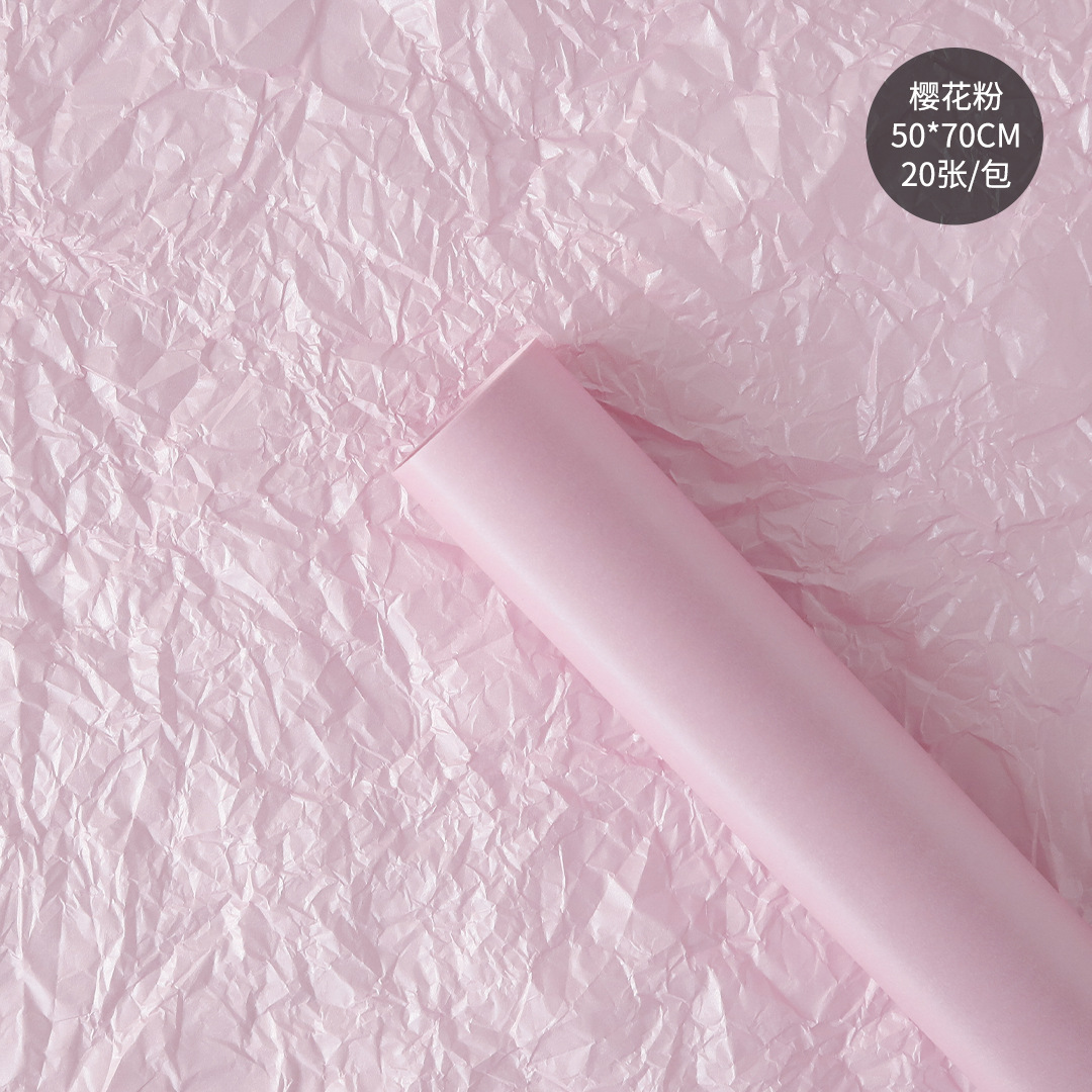 Papel de pera perla impermeable base de ramo de papel de forro papel de embalaje de flores al por mayor para hornear papel de embalaje floral