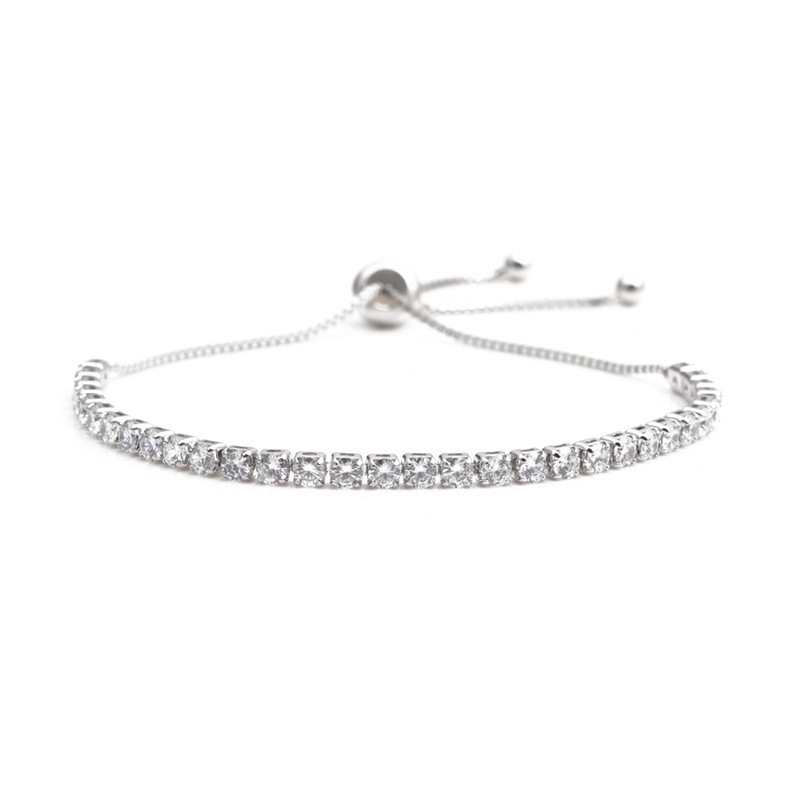 Cadena de diamantes de platino