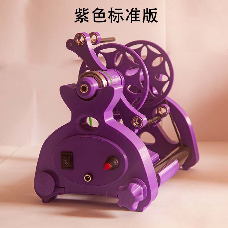 Pequeña rueca eléctrica, lana, lana, piel de perro, hilo de hilar a mano retorcido, mini rueca para el hogar, hilo de hilar, fibra