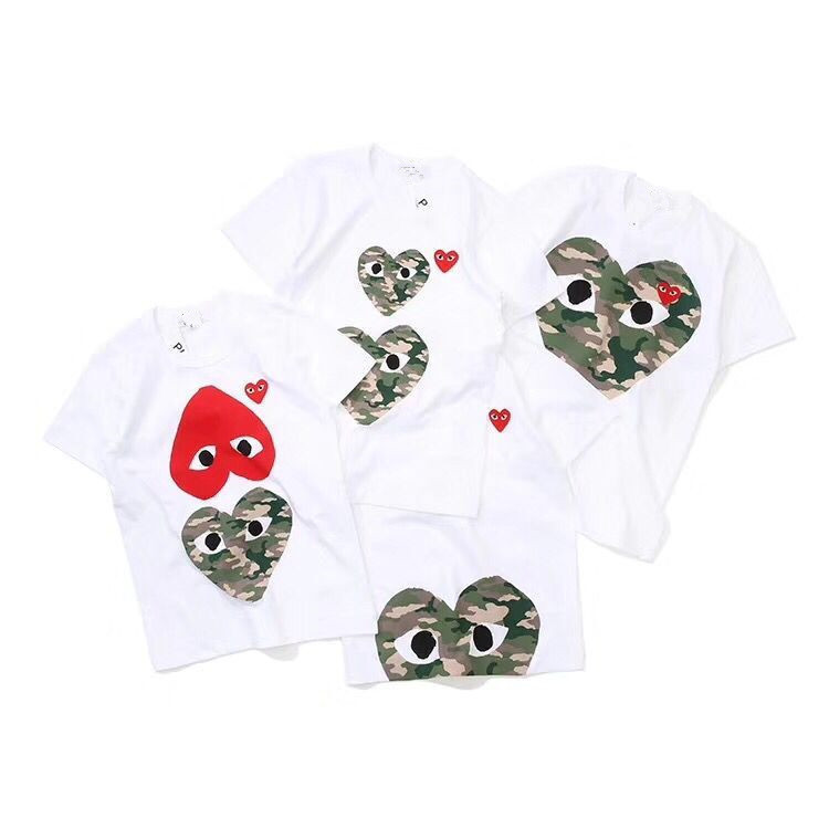 Heyplay Japanese Style Trendy Brand Heart-Shaped Unisex Round Neck Pure Cotton Short-Sleeve T-Shirt 18 Styles Red Heart Camouflage Heart T-Shirt Couple Heyplay Japanese Style Trendy Brand Heart-Shaped Unisex Round Neck Pure Cotton Short-Sleeve T-Shirt 18 Styles Red Heart Camouflage Heart T-Shirt Couple