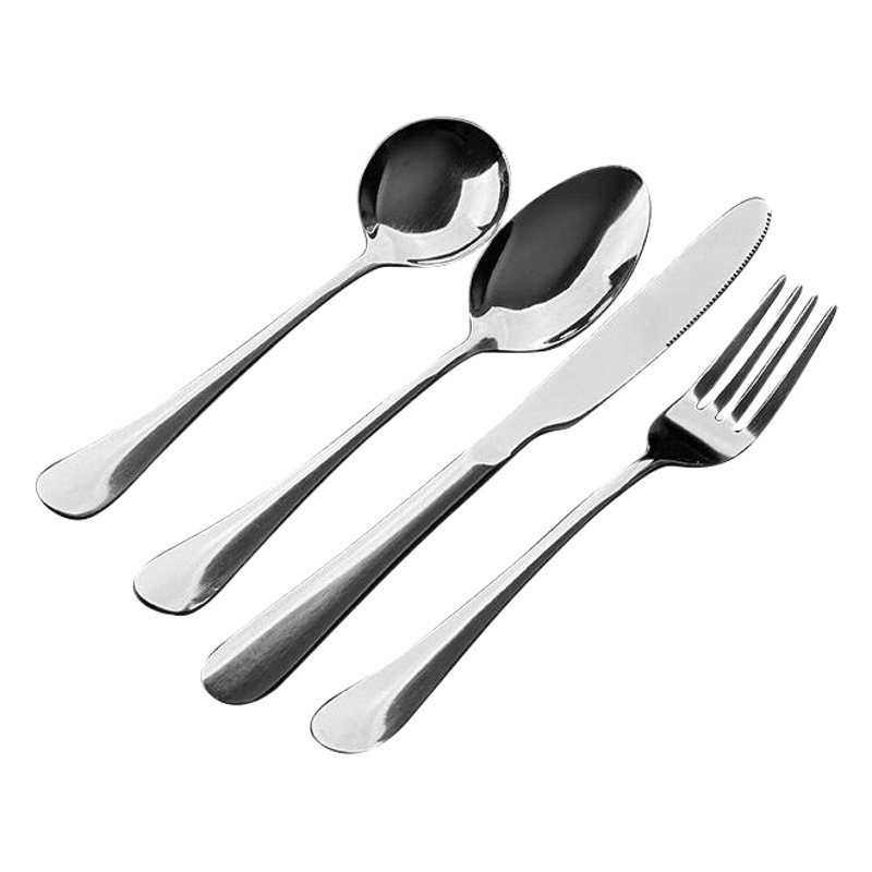 Cross-Border 1010 Stainless Steel Tableware Western Steak Knife, Fork and Spoon Set Hotel High-End Dessert Coffee Spoon and Fork