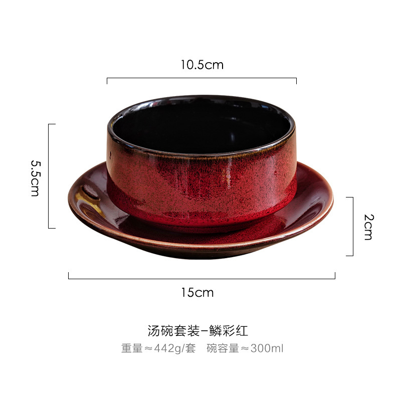 Scale Color Red-Scaling Bowl Set (en inglés)