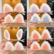 Cat Ears Headwear Children's Hair Clip Cute Japanese Plush Bangs Clip Side Hairpin Little Girl Hair Accessories Clip