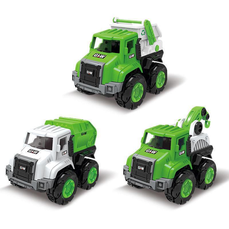 Juguetes de ingeniería de aleación transfronteriza para niños mezcladores resistentes a la caída para niños excavadoras modelo de inercia