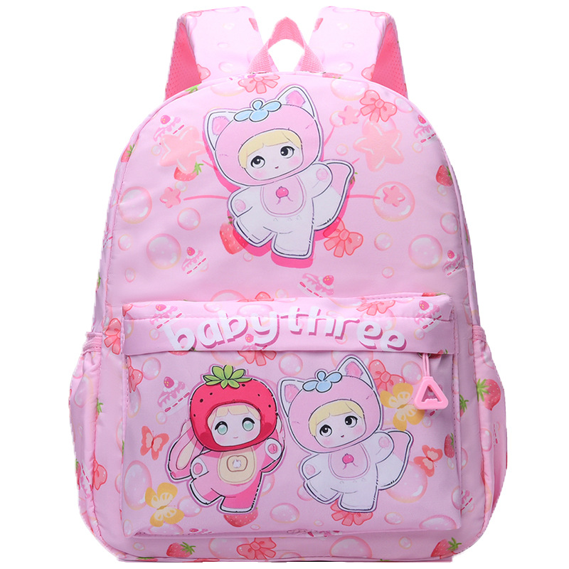 Mochila para niños de primer grado, jardín de infantes, nueva mochila de dibujos animados, mochila ligera para niñas lindas