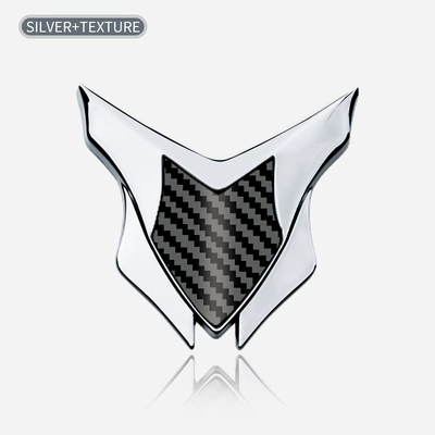 Body sticker Motorcycles, Electric Vehicles, Personalized Modification - silver-carbon-texture