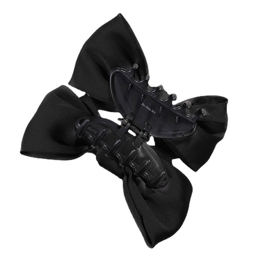 Internet celebrity's same style as the fugitive princess, double-sided bow tie clip for women, autumn and winter temperament shark clip, hair clip for the back of the head, headwear