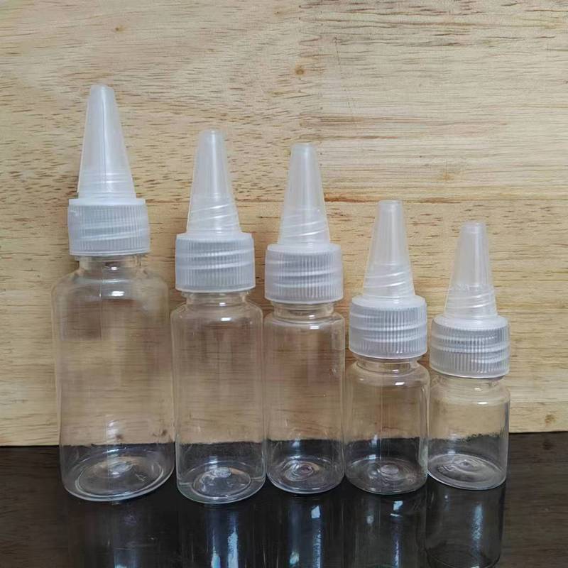 透明プラスチック尖口瓶5ml 10 30 50 100 ml乳液顔料分注押出瓶|undefined