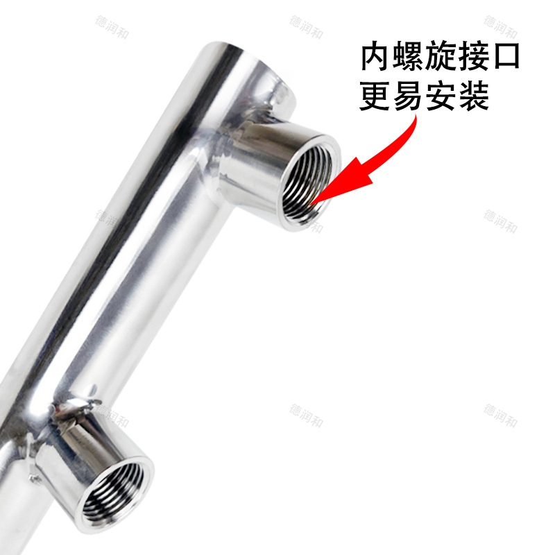 不锈钢分水器多种规格加厚分集水器电锅炉地暖管304不锈钢分水E18