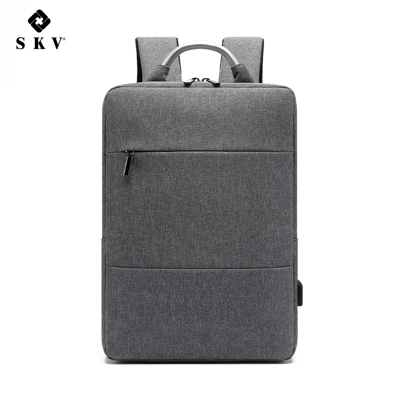 电脑包男背包夏季商务休闲简约出差轻便工作薄款学生书包双肩包女