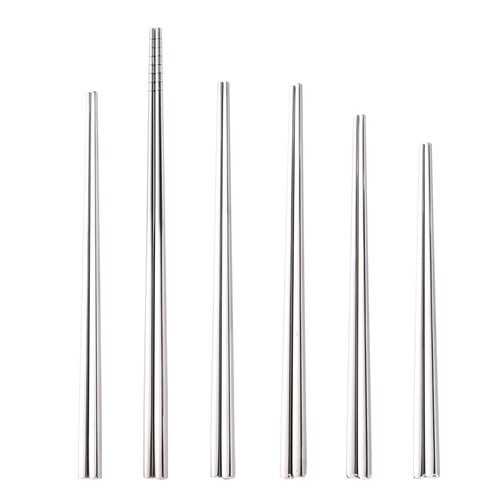 304 stainless steel chopsticks, non-slip, heat-insulated, full-square chopsticks, household, student canteen, Chinese chopsticks, hotel restaurant public chopsticks