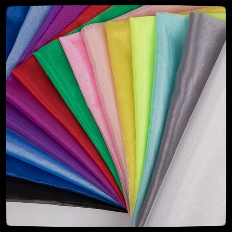 厂家现货 欧根纱 加密三根纱3060纱闪光演出服工艺品亮光纱