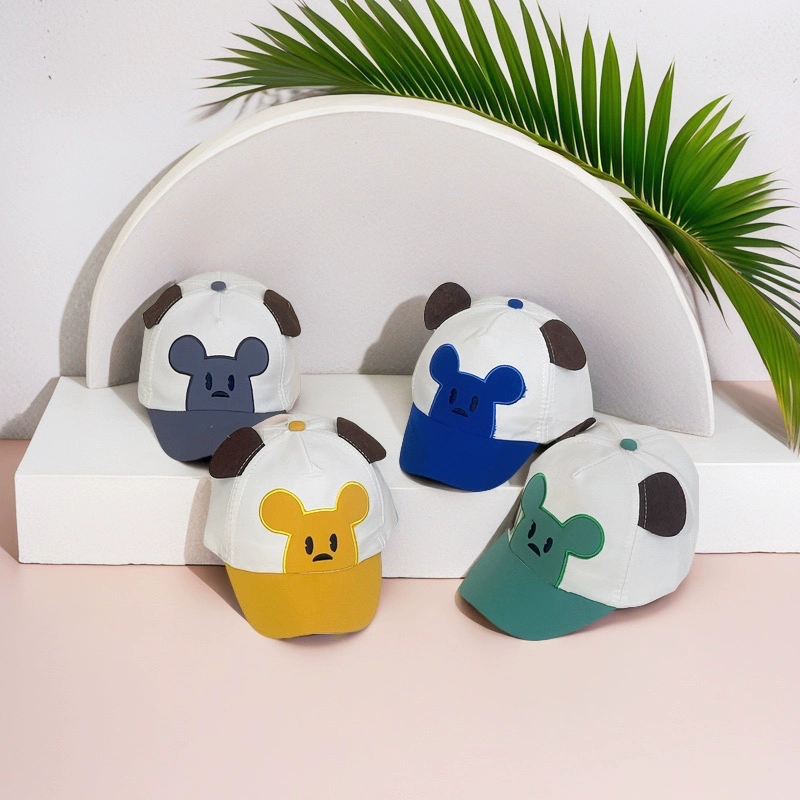 Детская бейсболка с защитой от солнца для мальчиков и девочек, тонкая, для весны и осени, с мультяшным принтом.