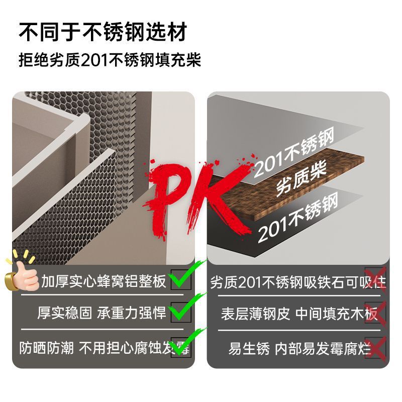 Estilo crema de aluminio espacio baño gabinete combinación baño mini lavabo borde estrecho pequeño apartamento lavabo integrado