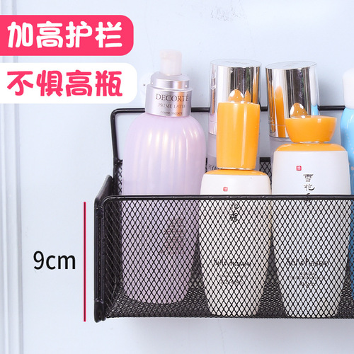 Hanging shelf for wall, bed headboard, bathroom, storage rack for dormitory, no drilling required