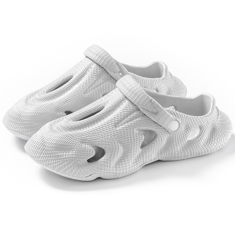 (2개) 홀 신발 남성 코코넛 새로운 트렌드 중공 표류 비치 신발 야외 착용 스포츠 미끄럼 방지 샌들 남성 도매