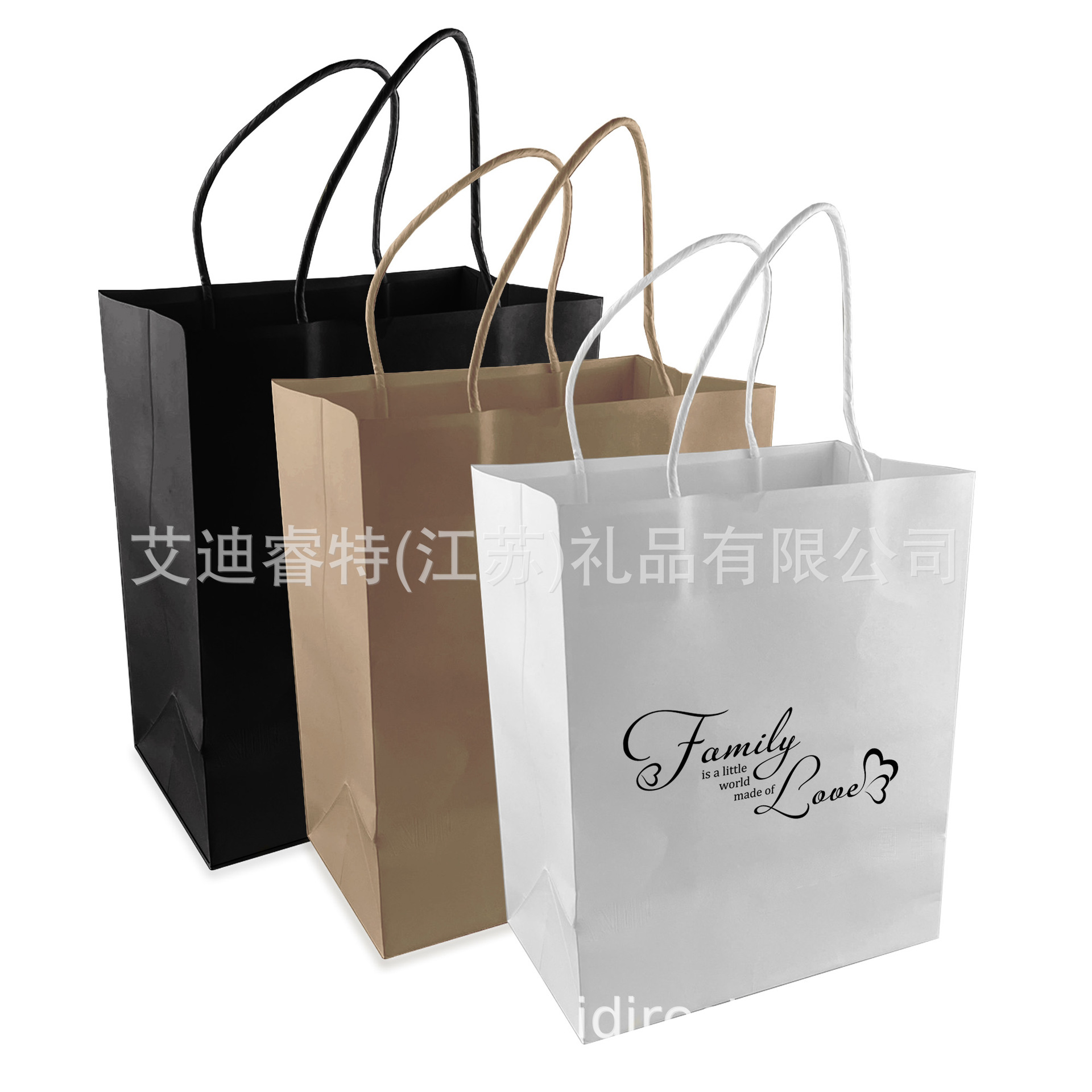 PPB011 牛皮纸袋购物袋 现货 少量可印logo