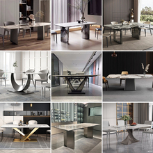 新款不锈钢餐桌腿支架大理石轻奢餐台脚底座支撑架岩板长桌脚岛台