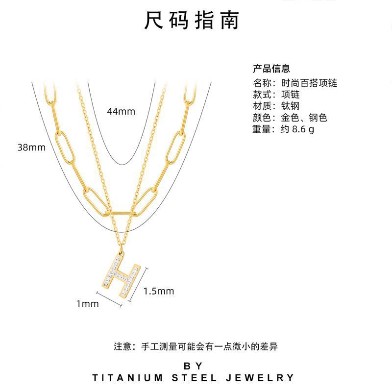 Oferta especial experiencia europea y americana joyería de acero titanio vacío galvanoplastia no decoloración no alérgica joyería pendientes collar fábrica al por mayor